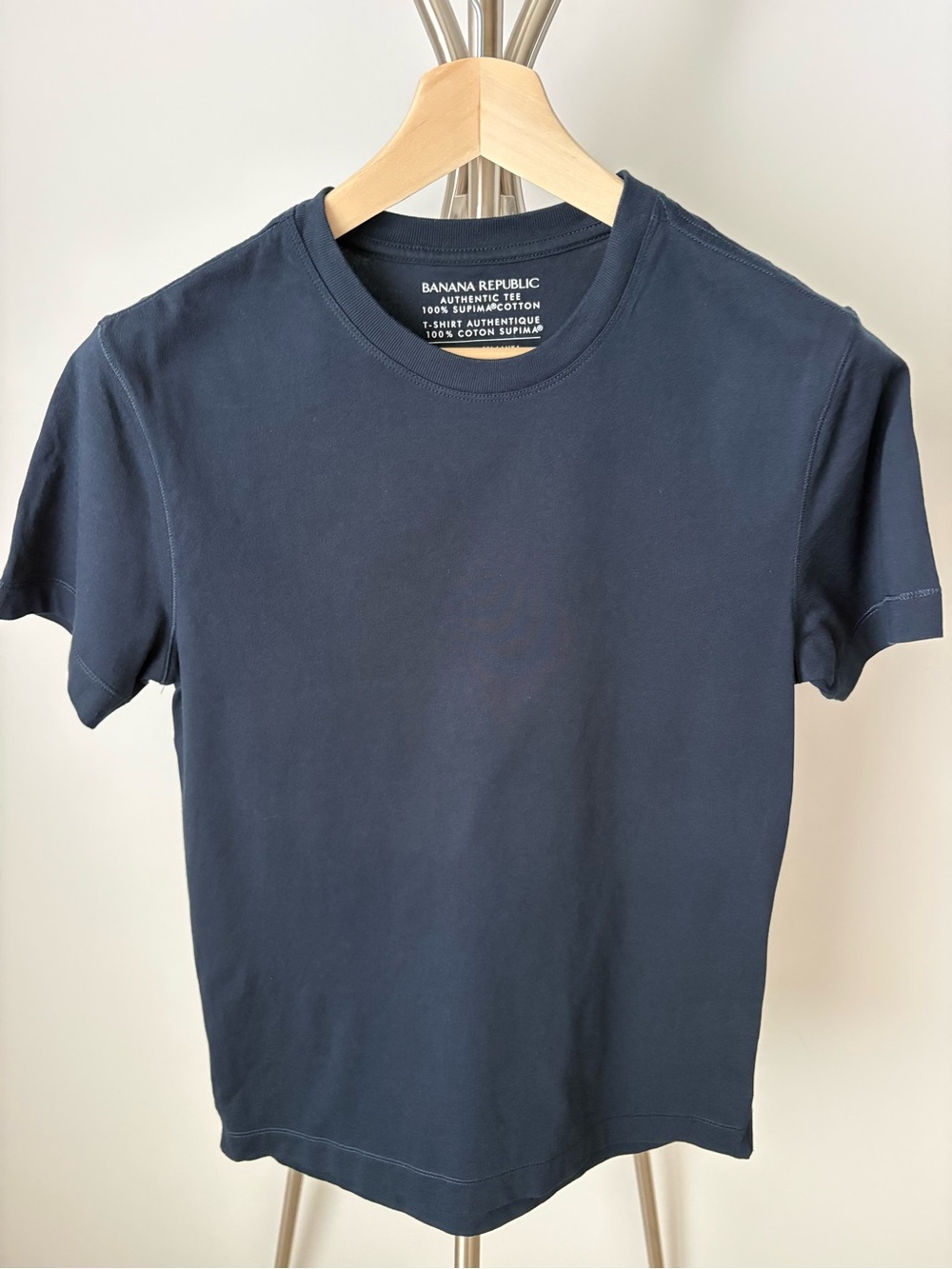 Banana Republic Men's Navy Crew Neck T-Shirt